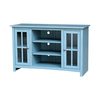 International Concepts 48" Entertainment / TV Stand with 2 Doors, Ocean Blue, Antique Rubbed TV32-34